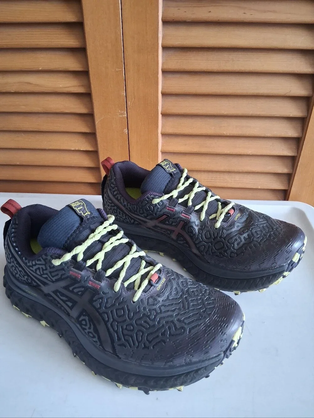 BrainDead X Asics Trabuco Max Black Cinnabar Women's Running Shoe * Size: 6.5 - Picture 4 of 8